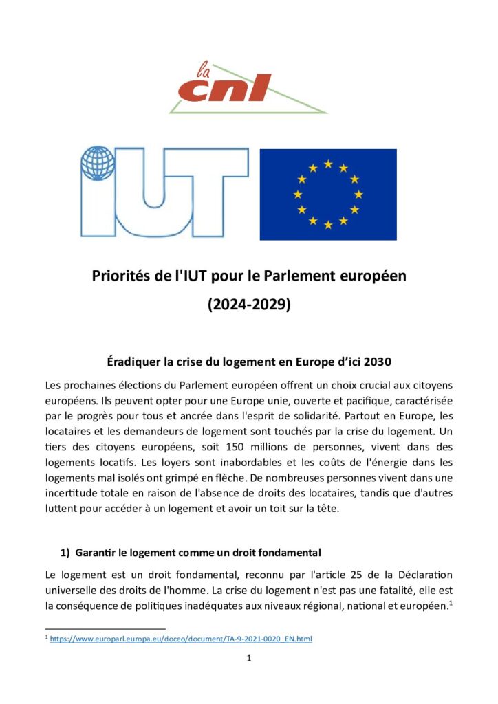 thumbnail of 7 – Priorités de l’IUT pour le parlement européen  (2024-2029)